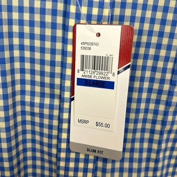 BRAND NEW!! Izod mens XL button down shirt - Picture 5 of 7